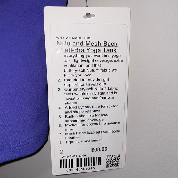 Lululemon nulu tank top - Picture 2 of 3